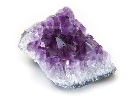 Divinity Crystals Amethyst Cluster Geode Original AAA Grade Brazilian Raw Crystal Stone For Healing and Meditation (228 Grams)