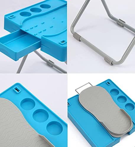 VENIVA VENIVA Salon Step Pedicure Stand, Adjustable Foot Rest Home Pedicure Foot Rest Shower Foot Rest The Beauty Footrest with Led Magnifier for Easy