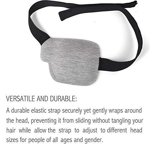 FCAROLYN 3D & Right Eye: Fcarolyn 3D Eye Patch(Gray) (Right Eye)