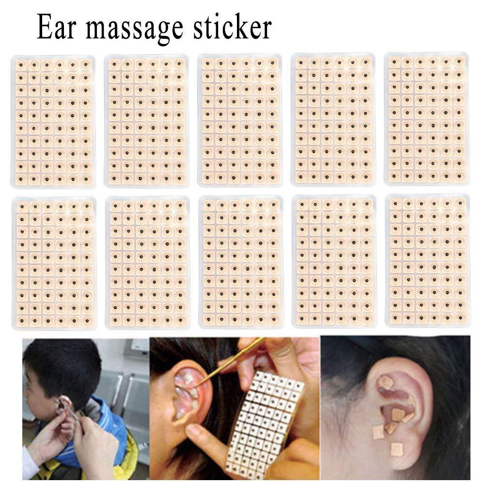 ACUPRESSURE ACUPRESSURE New Ear Patch Auriculotherapy Acupuncture Seeds Plaster Magnetic Therapy - 600 Pc With Jimmy 1