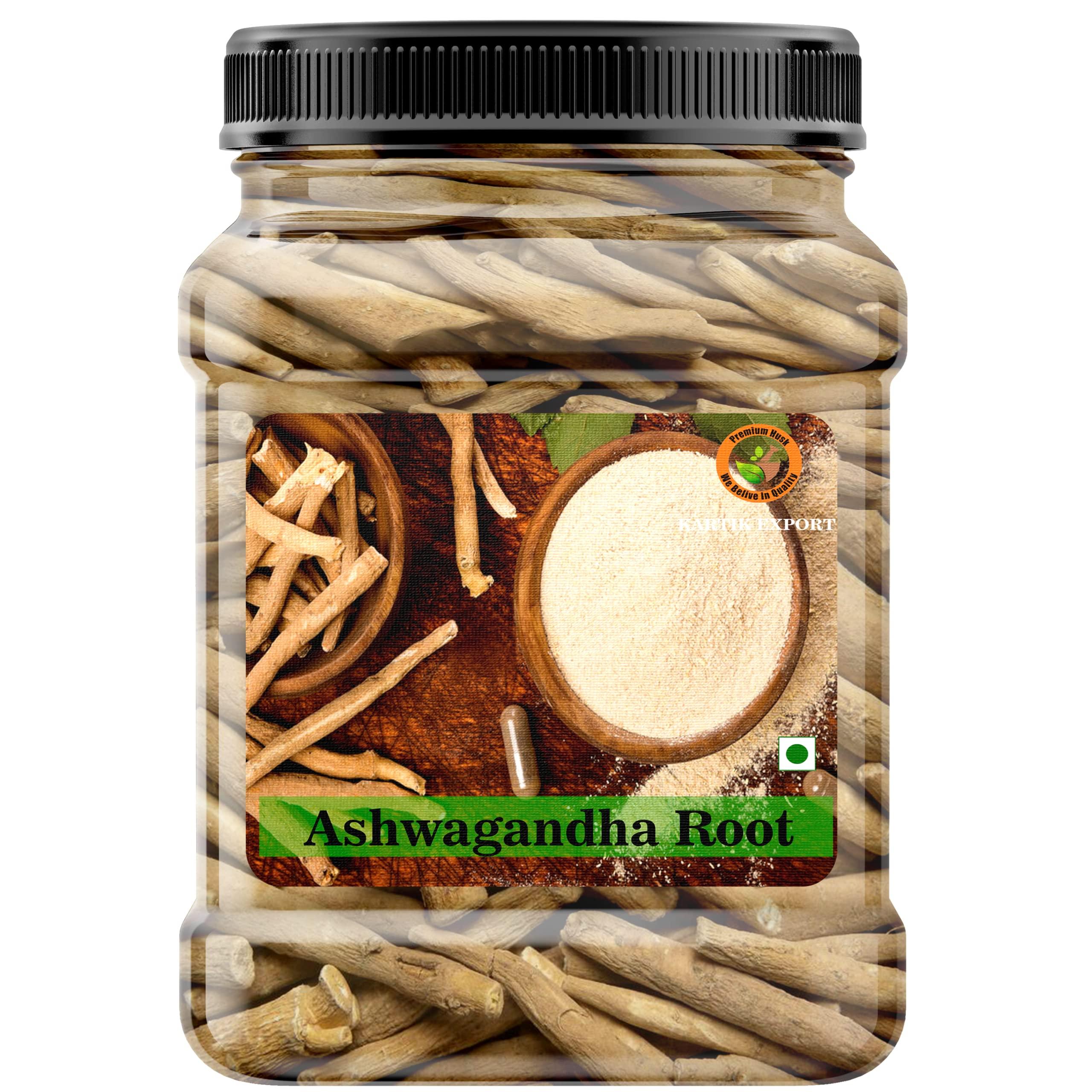 Kartik Export Kartik Export Ashwagandha Root - Asgandh - Withania Somnifera [ Height Growth & Stress Relief ] (250 gm)(Jar Pack)