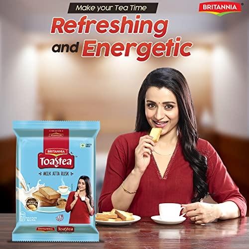 Britannia Rusk Britannia Toastea Milk Rusk Toast, 182g / 200g (Weight May Vary)