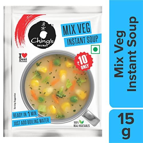 Ching's Secret Ching's Instant Mix Veg Soup 15 gm (Pack of 5)
