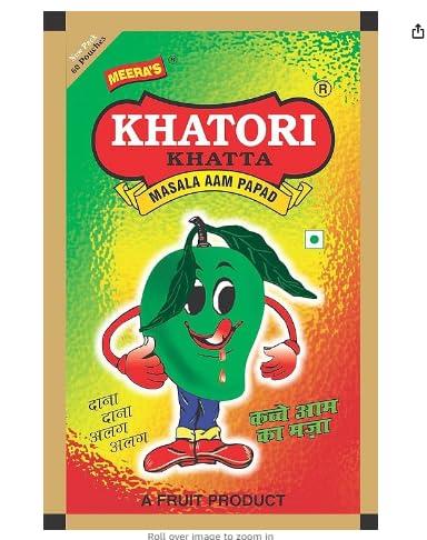 MEERA\'S MEERA\'S KHATORI KHATTA MASALA AAMPAPAD +DIGESTIVE HERBAL ANAAR KHATA ANAARDANA GOLI MARKETED BY : GAURI SHANKAR KHATRI & SONS