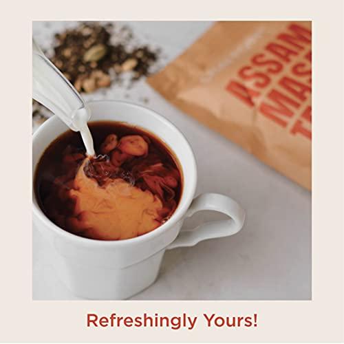 CHAI POINT CHAI POINT Assam Masala Tea 200G | 100% Natural Spices | Single Origin Tea | Premium Masala Tea | Premix Tea | Chai Patti | Masala Chai | Assam Tea Powder