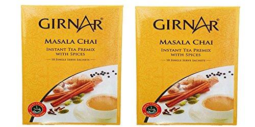 Girnar Girnar Instant Premix Masala Chai (Pack Of 2), 140 Grams, Chai Tea, Granules