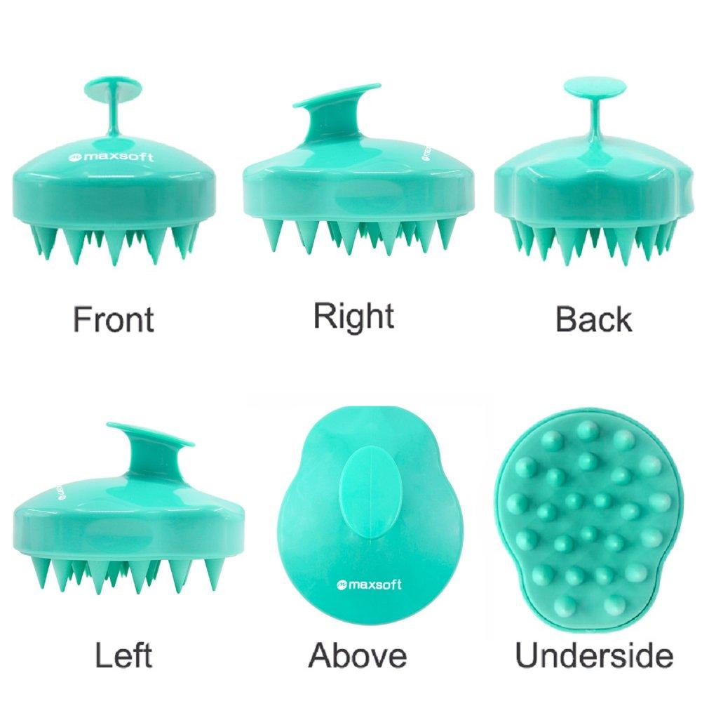 Maxsoft Maxsoft Hair Scalp Manual Massager Shampoo Brush for Hair Massager, Green
