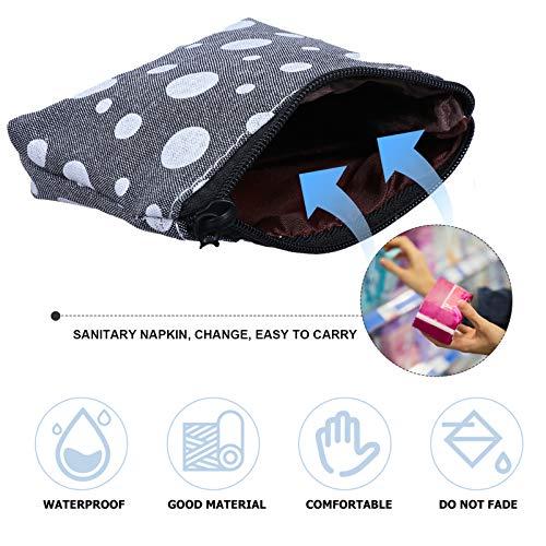 EXCEART EXCEART 4Pcs Pouch Purse Portable Small Pouch Toiletry Bags Travel Cosmetic Bags for Coins Key Sanitary Napkins