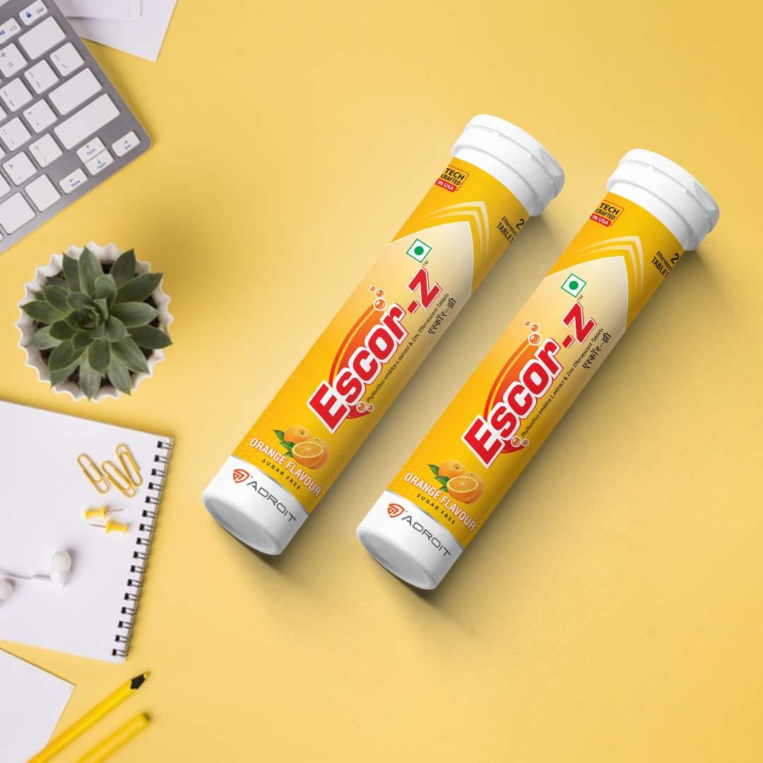 Escor-Z Escor-Z Orange Flavour (Pack Of Two) - Tablet