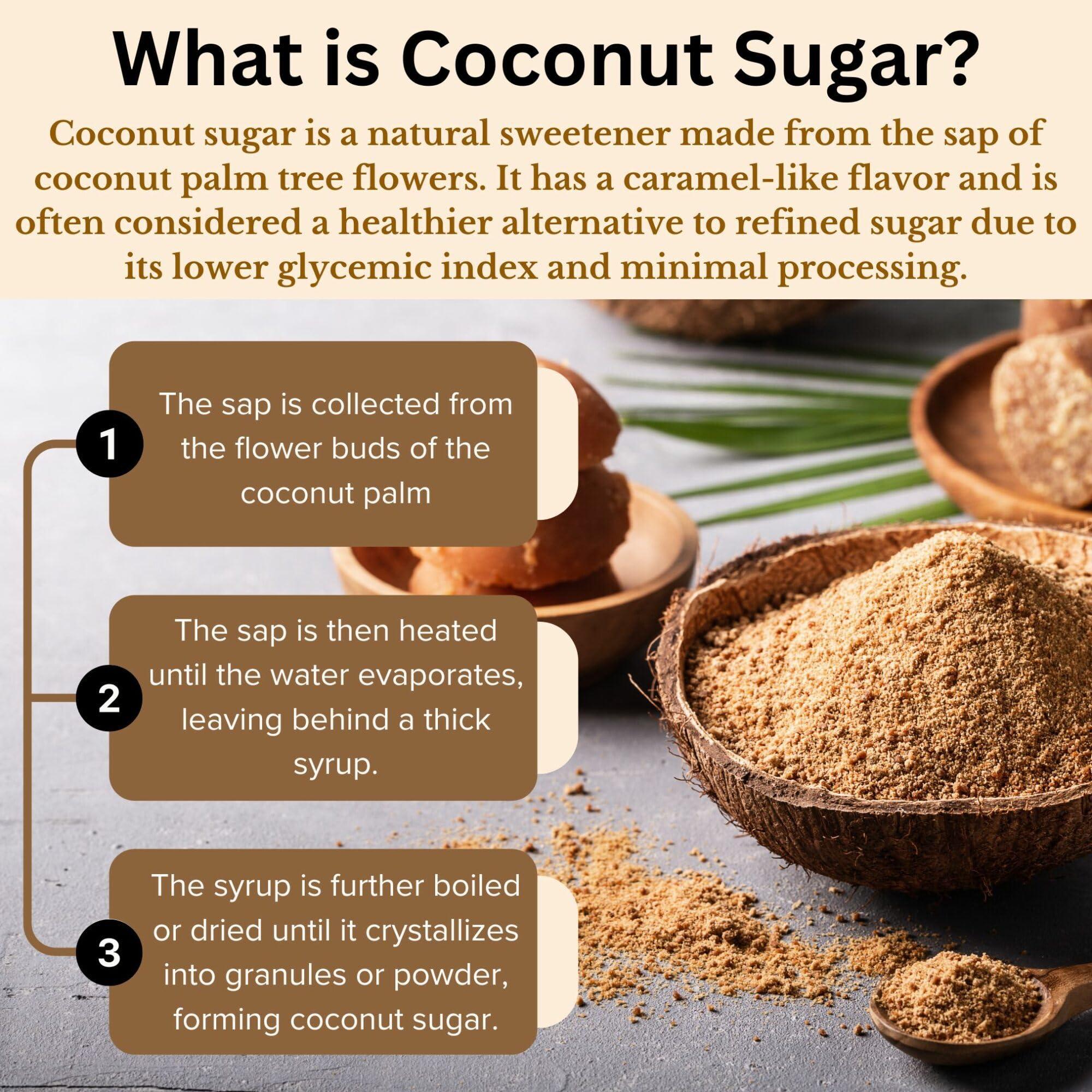 urban platter Urban Platter Coconut Jaggery Sugar Powder, 1Kg [Low GI | Rich in Minerals | Natural Sweetener]