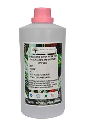 Nature's Shadow Nature's Shadow - Pure Edible Kewra Water for Internal, External and Cooking Purposes (Mild, 1000 ML)
