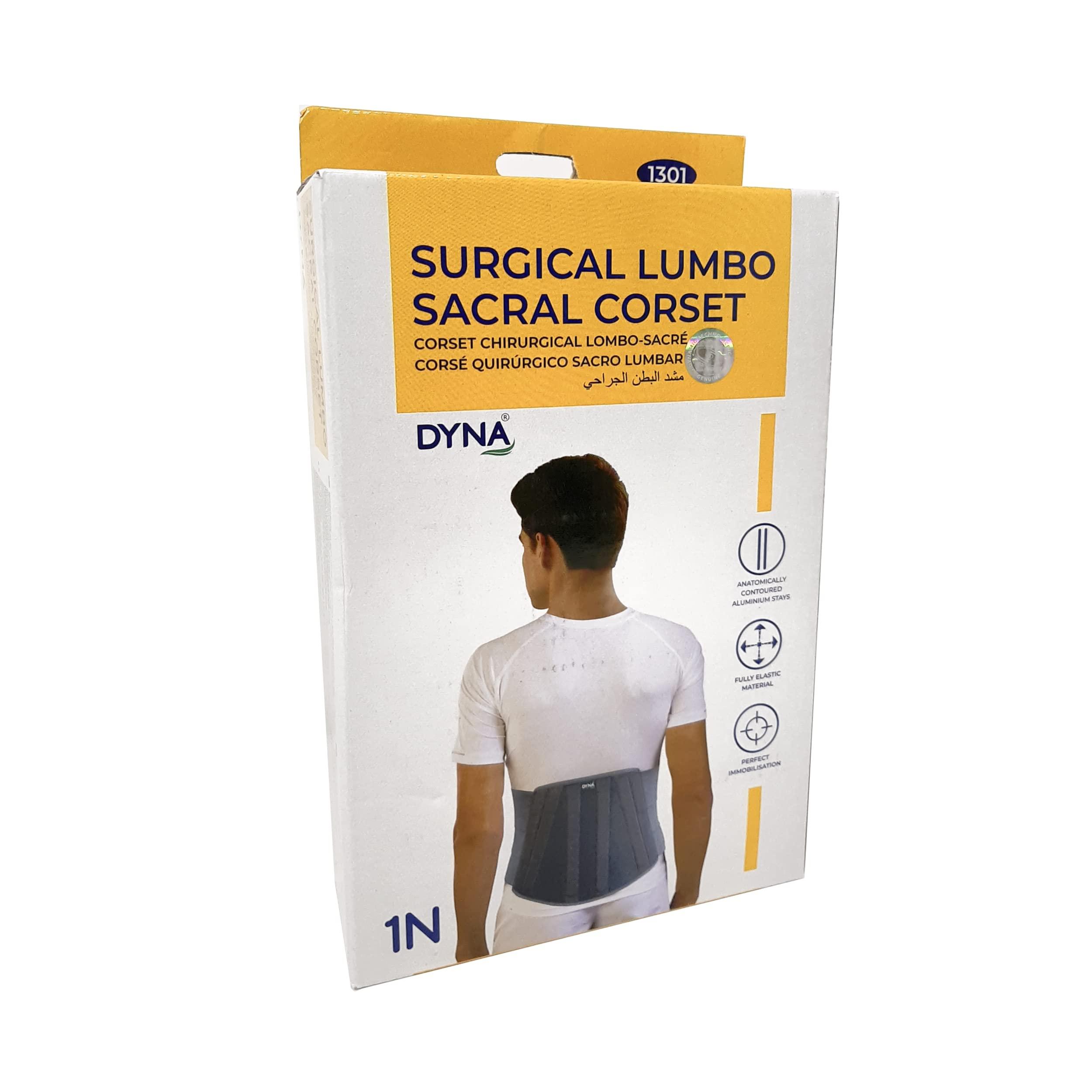 Dyna Dyna Foam, Lumbo Sacral Belt! Anatomically Contoured Lumbo Sacral Support Corset For Back Pain (X-Large(40-44 Inches))