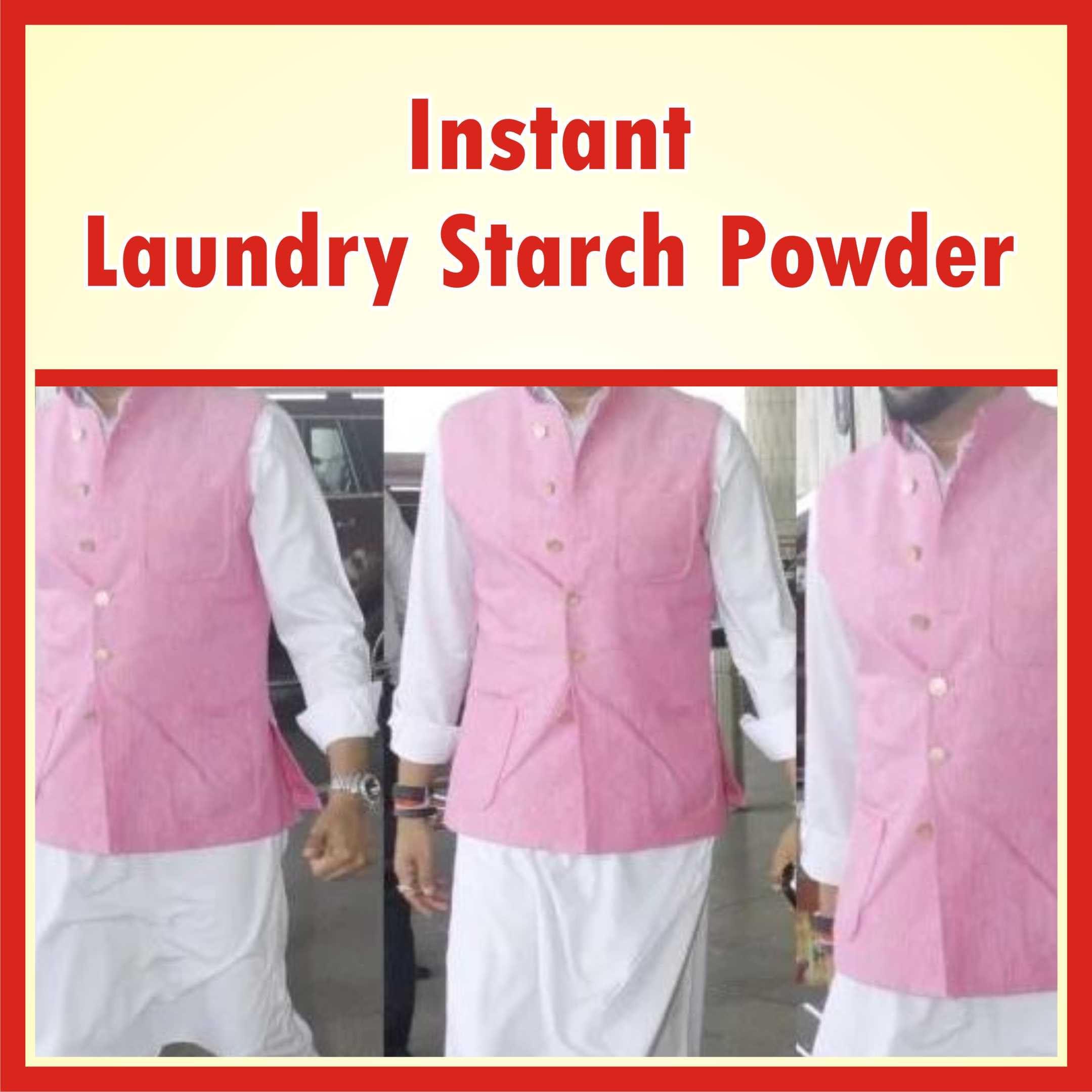 J Organics J Organics Natural Cotton Starch Powder: Double Stiffness, Stain Removal, and Traditional Laundry Care for Cotton Clothes - 250g