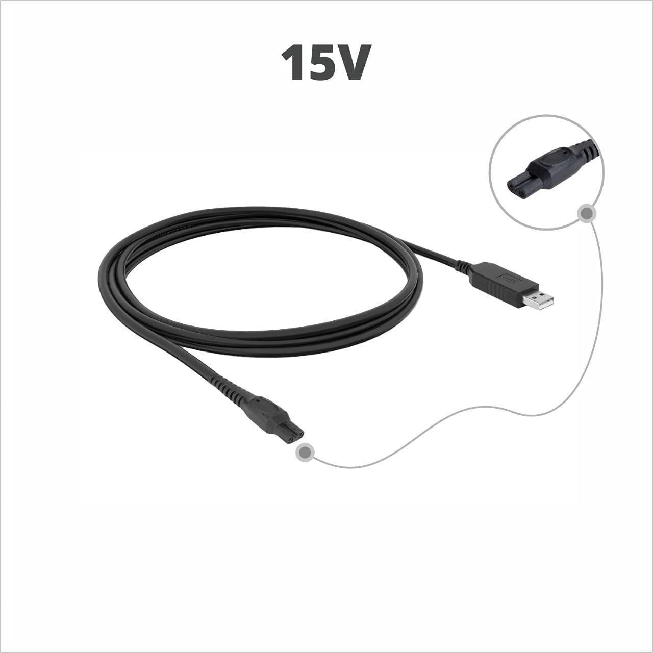 BAEYE BAEYE 15V Trimmer Charger Compatible With Philips Norelco One Blade QP2532 QP2630 Face Trimmer Shaver