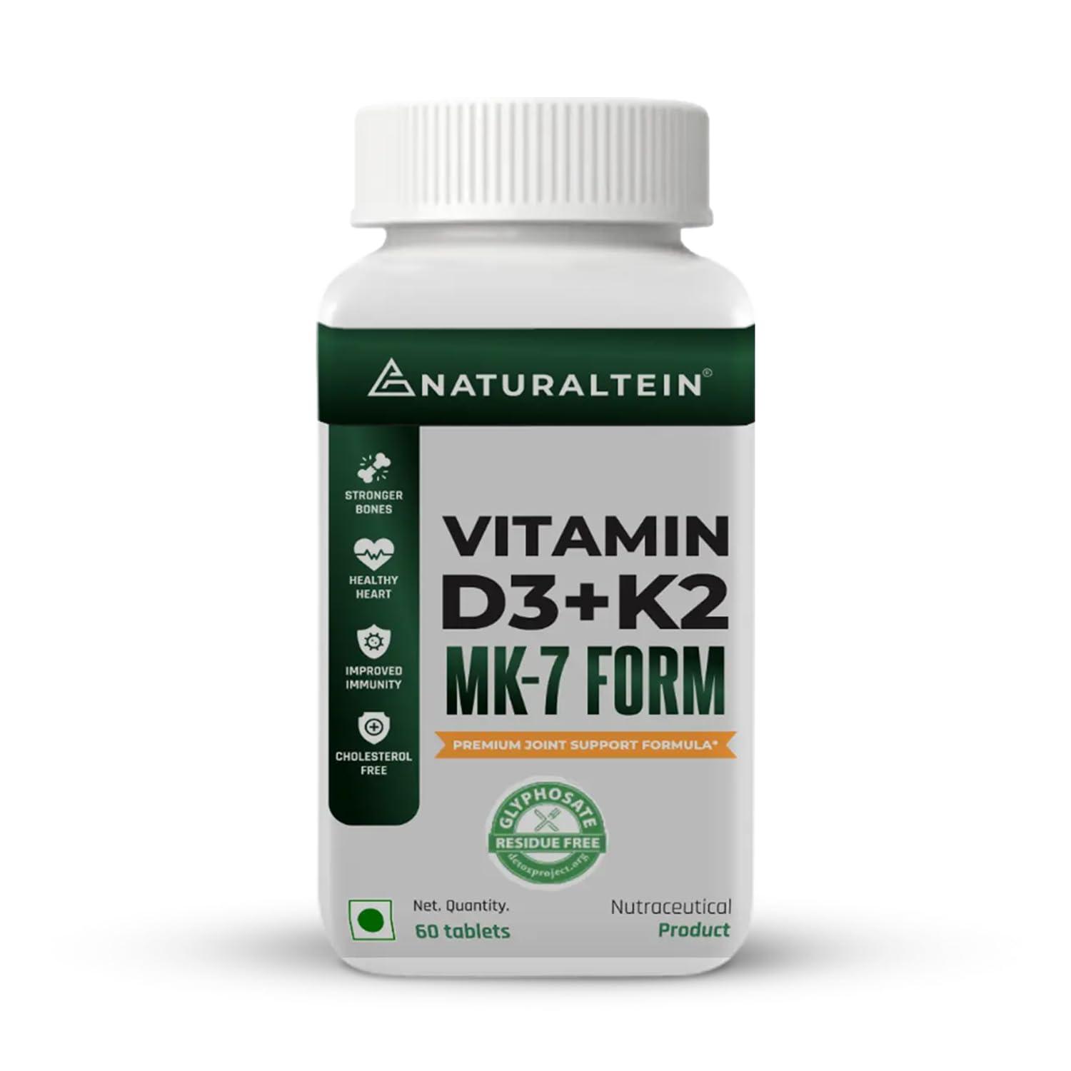 NATURALTEIN NATURALTEIN Vitamin K2+D3 (60 Tablets)