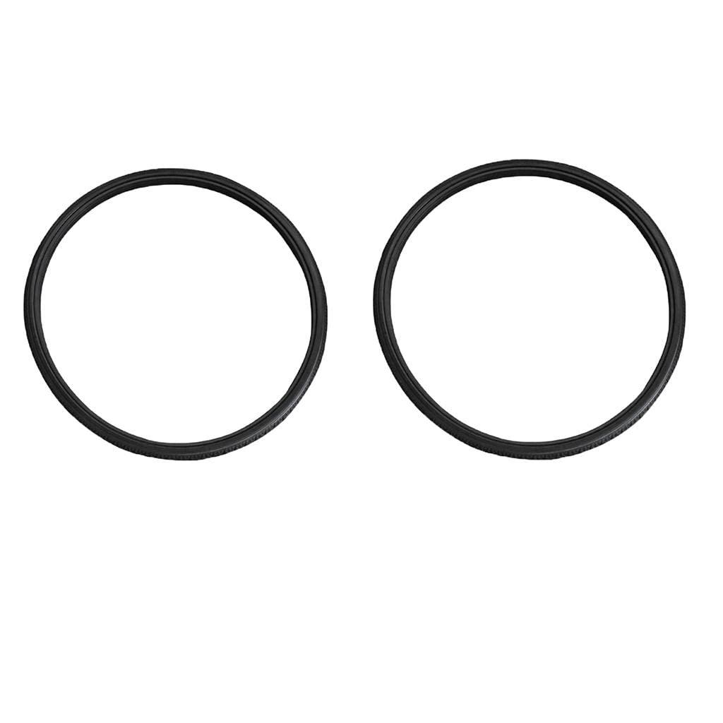 Colcolo Generic Pack of 2 Solid Wheelchair Street Tire Fit Most 24x1-3/8\" Wheel Chair Black