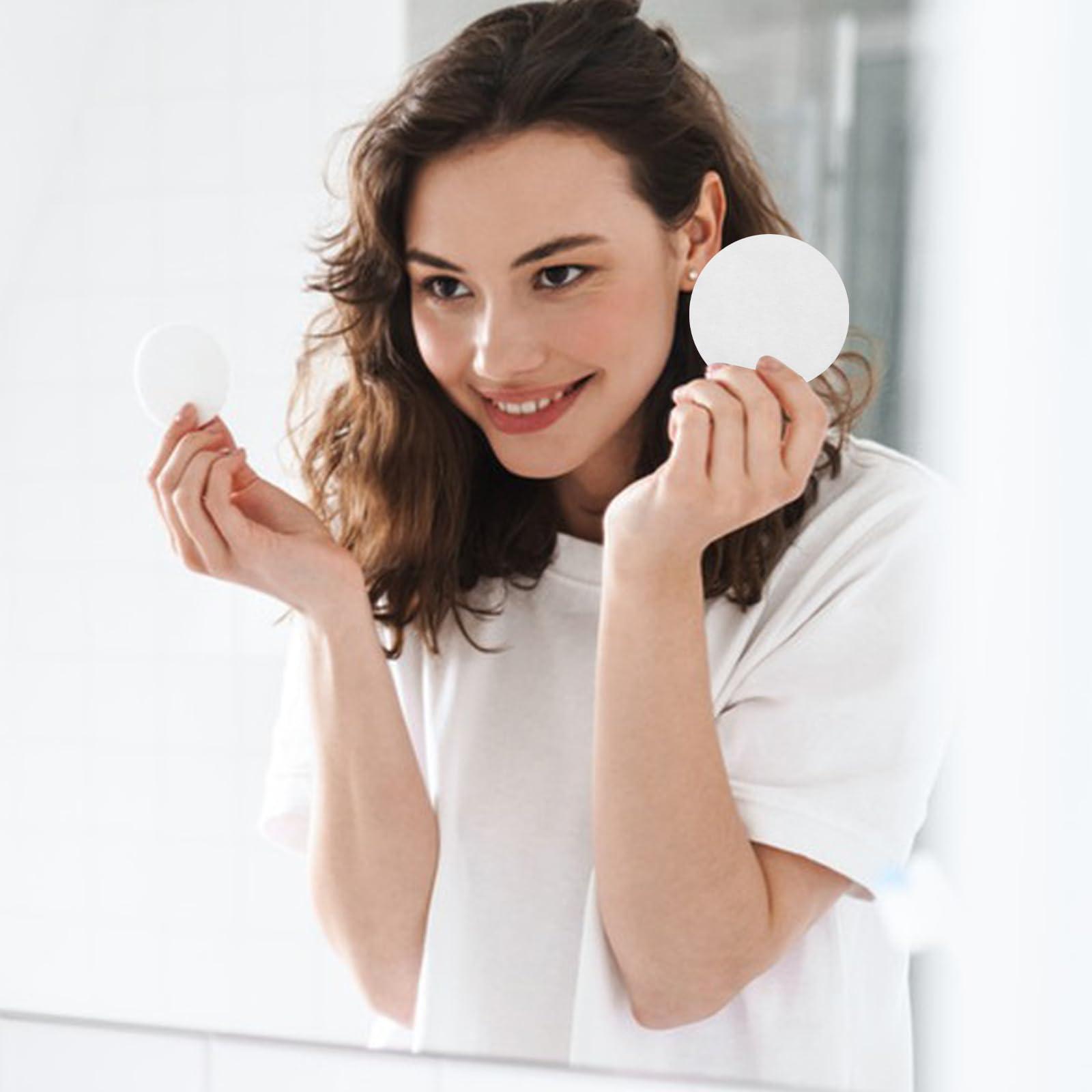 TOYANDONA TOYANDONA 200pcs Gauze Pads Non Woven Cotton Gauze Sponge Cushion Round Wound Care Dressing Pads First Aid Surgical Making Supplies