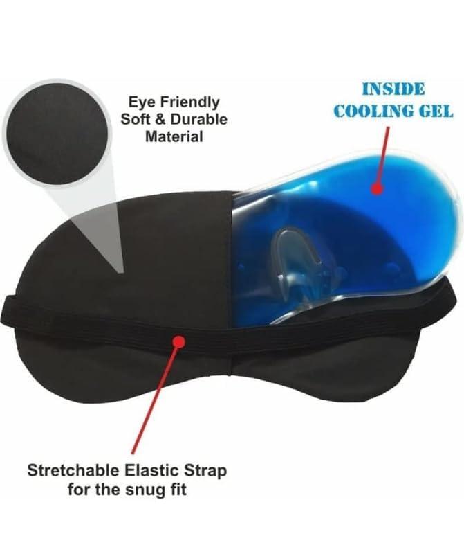 Vaigzo Vaigzo New Eye Mask Cooling Gel Eye Cooling Gel Pads Ice Eye Mask Pain Relief Ice Gel Mask Cooling Eyes Redness Eye Gel For Dark Circles Eye Patches for Men and Women (MultiColor)