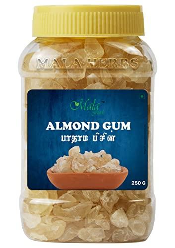 Generic MALA Almond Gum - 250 GMS / Badam Pisin / Gond Katira Pure Organic - 250 Gm (Edible Gum)