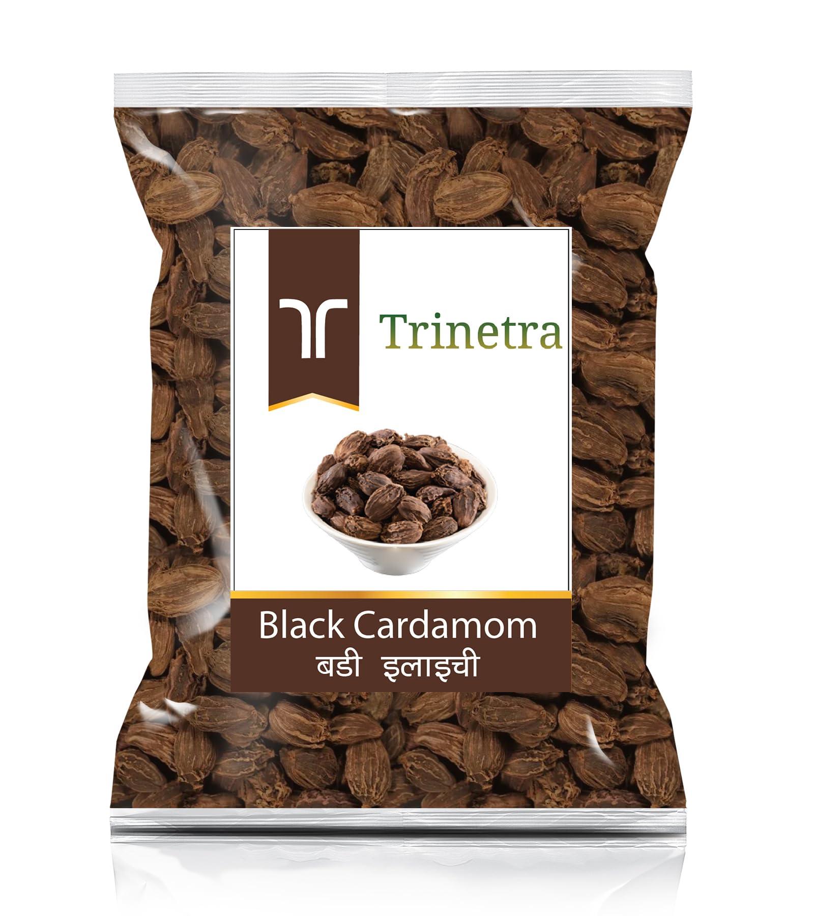 Trinetra Trinetra Black Cardamom (Kali Elaichi) (Black Cardamom (Kali Elaichi), 250gm)