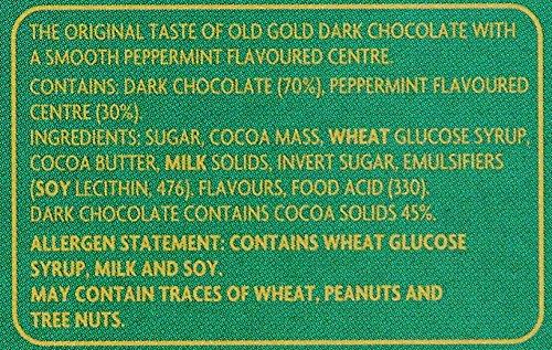 Cadbury Cadbury Old Gold Peppermint Dark Chocolate, 200g