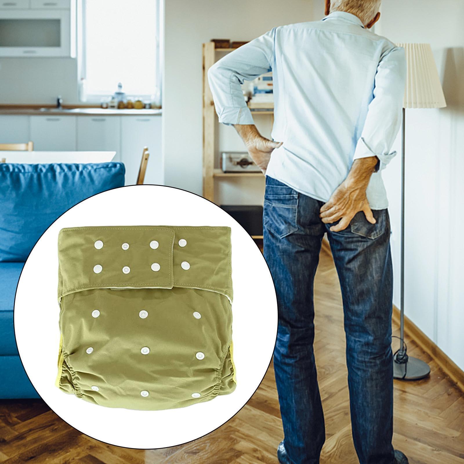 MYADDICTION MYADDICTION Incontinence Underwear Waterproof Adult Diaper for Men Women Elderly Seniors ink green