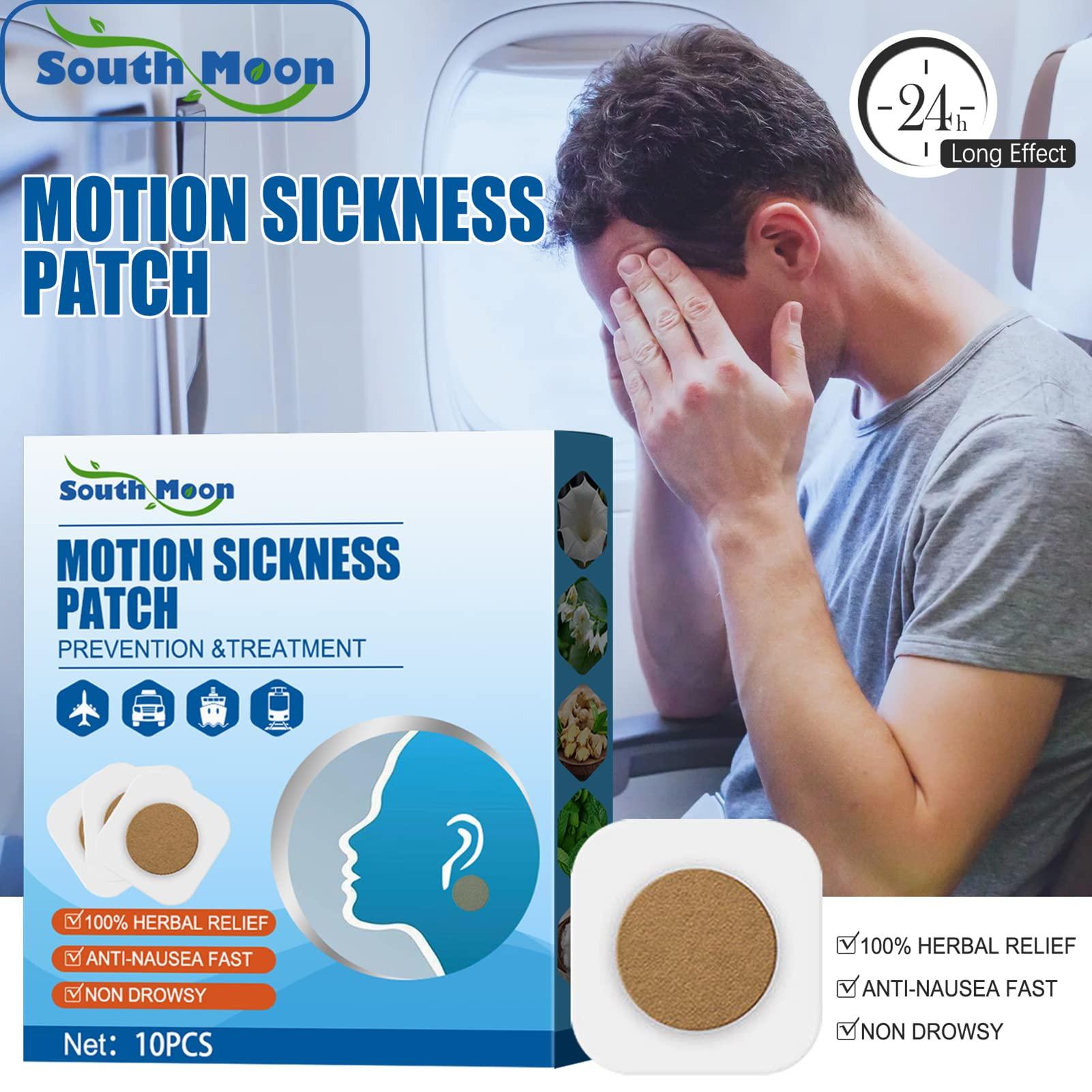 CH2-27APR23-B51WLC6S Generic South Moon 10Pcs/Box Motion Sickness Patches Herbal Relief Non Drowsy Travel Carry Relieves Dizziness Vomiting |