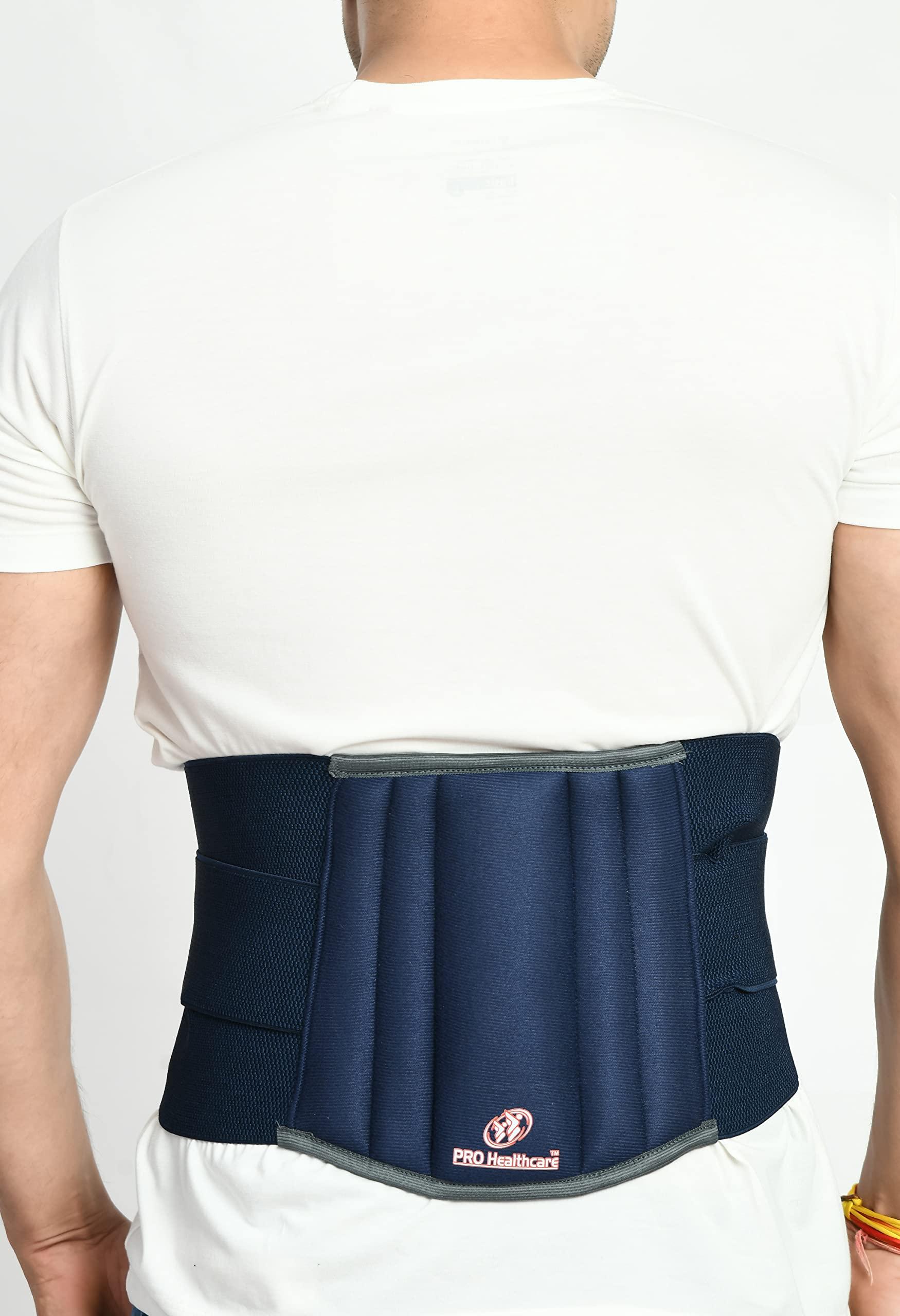 PRO Healthcare PRO Healthcare Lumbo Sacral Belt (L.S.Belt) Lower Back Support, Back Pain, Back Injury, Back Relief (Blue)
