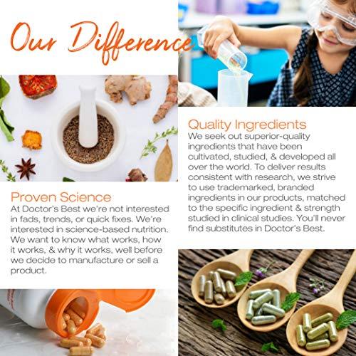 Doctor\'s BEST Doctors Best Lutein Featuring Lutemax and Meso-Zeaxanthin Supplement 20 mg (Support Visual Function) - 60 Softgels