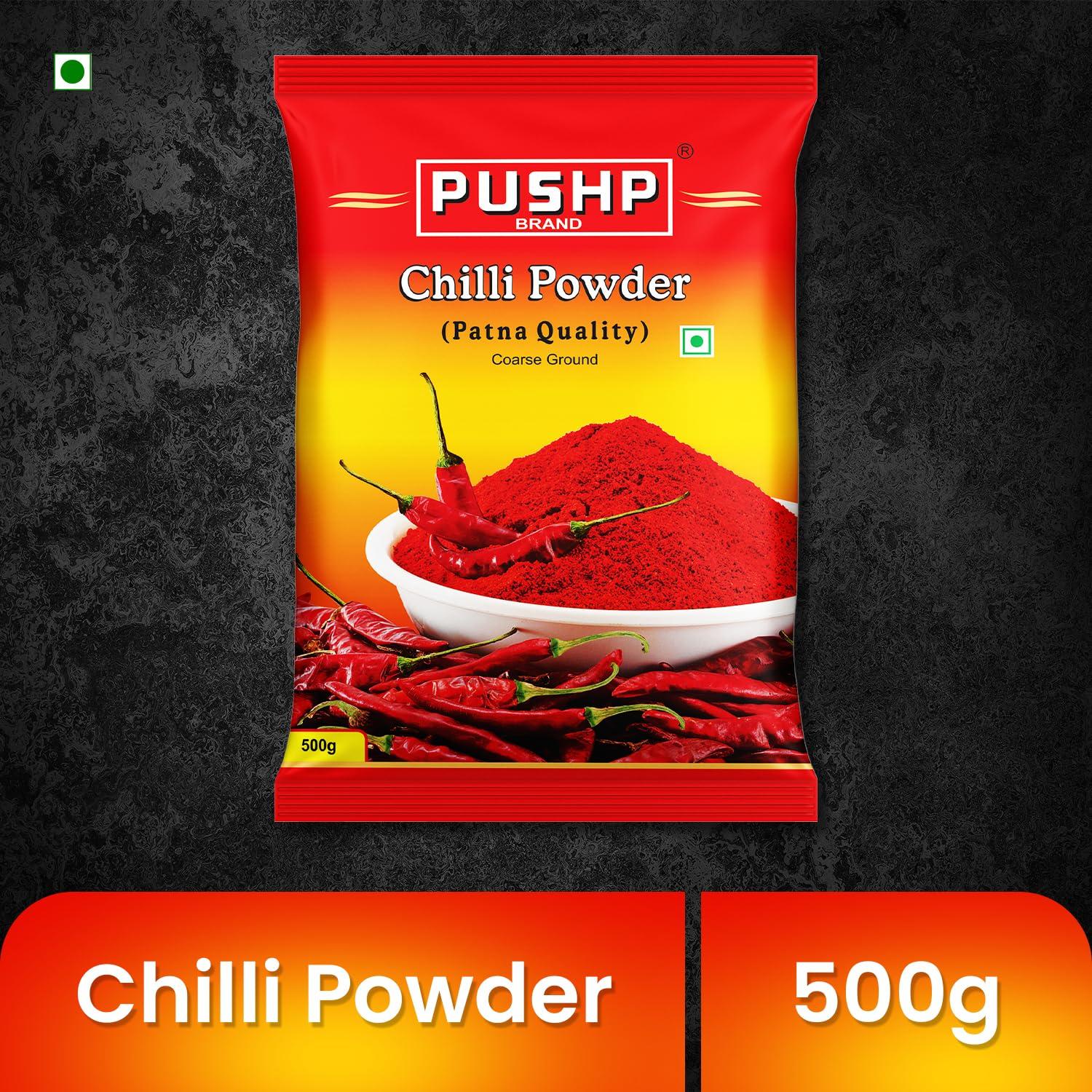 Pushp Brand Pushp Brand Patna Paprika Red Chili Powder (500 Gm (Pack Of 1)