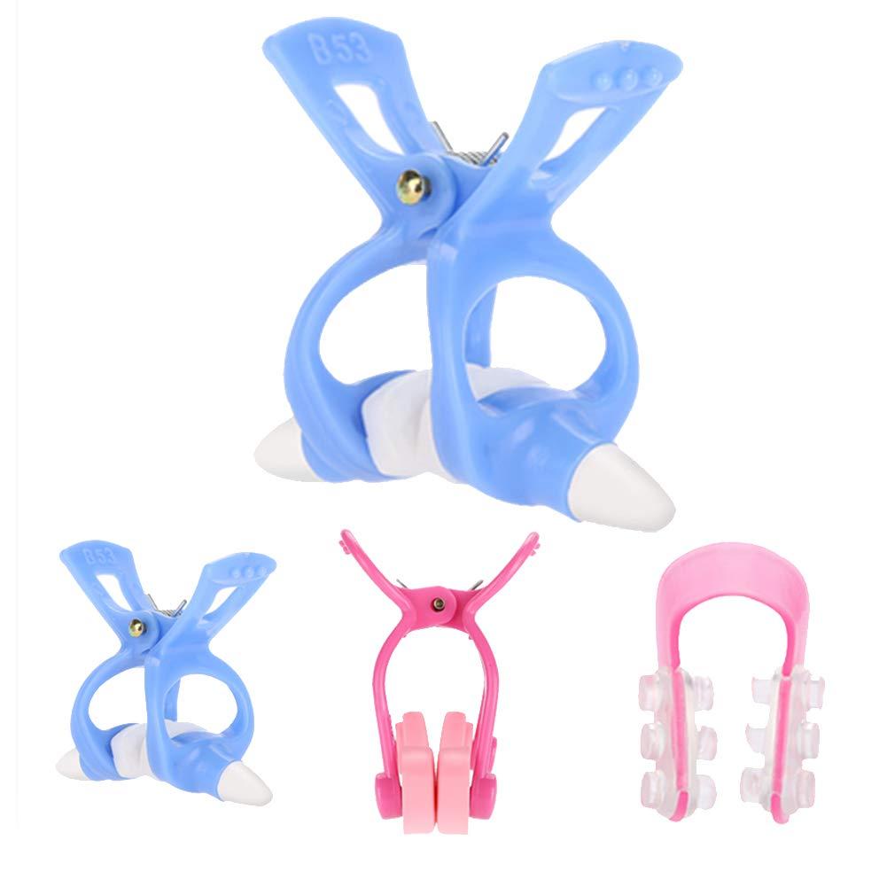 Sonew 3Pcs Nose Shaper Clip Nose Up Lifting Painless Nose Up Lifting Shaping Clip Nose Bridge Straightener Corrector, Soft Safety Silicone Nose Lifter Beauty Clip Tools for Women Men
