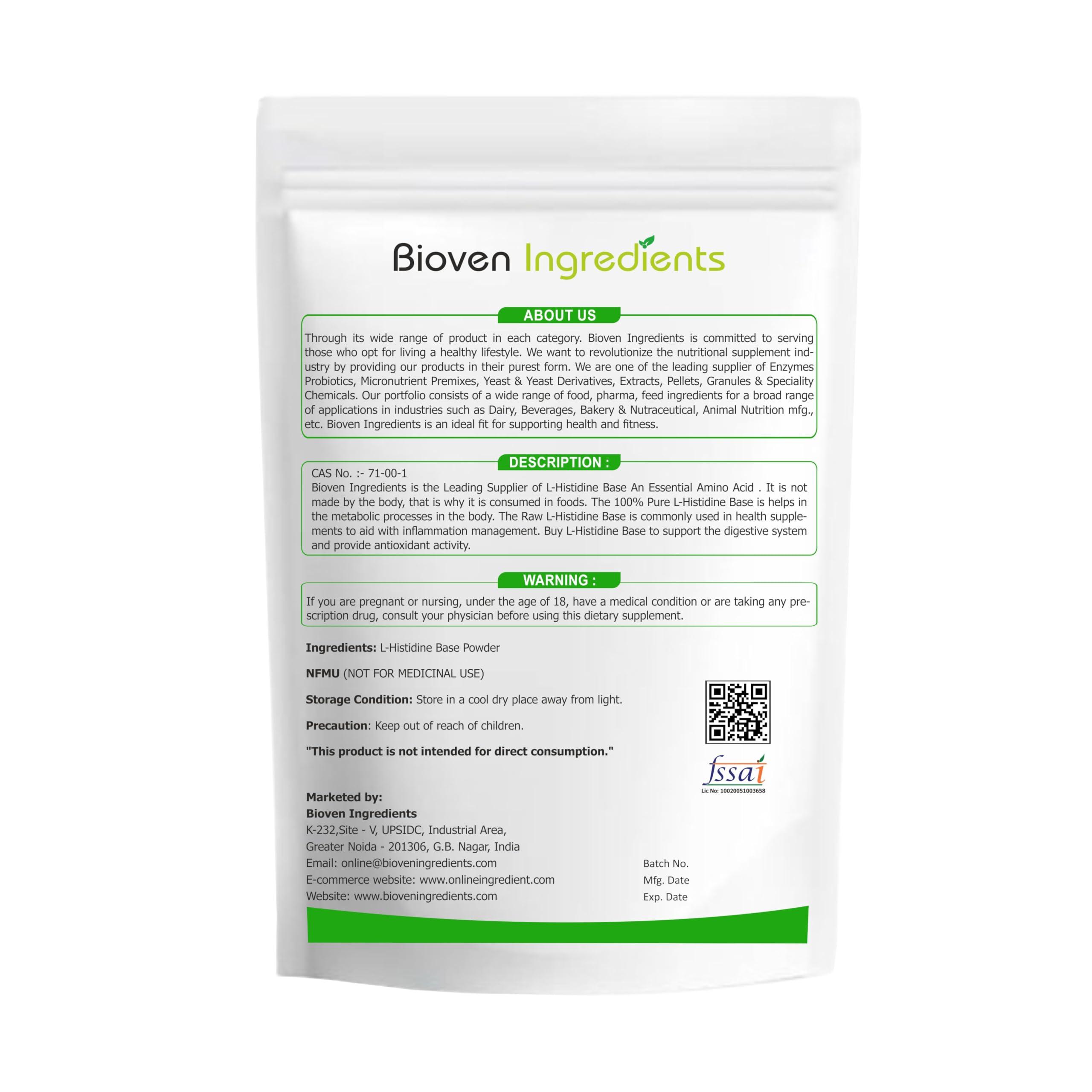 Bioven Bioven Ingredients L-Histidine Base Powder