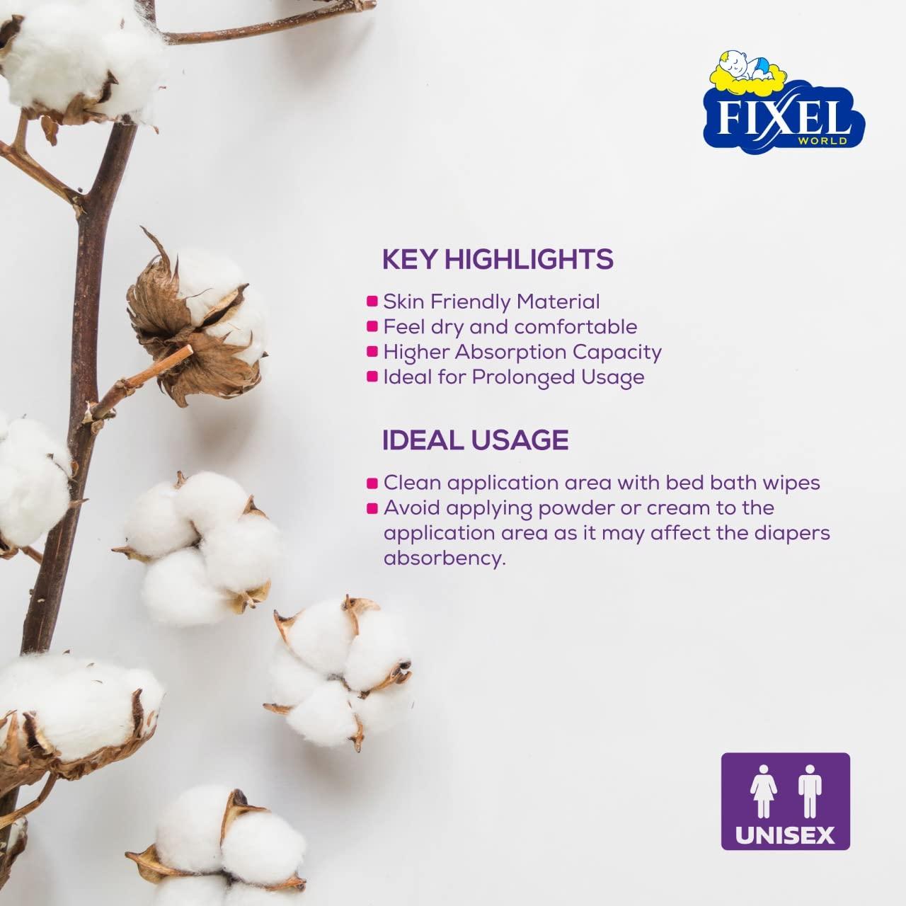 FIXEL FIXEL Adult diaper pants XXL Waist size 93-157 cm (37"62"),Unisex-Pack of 1(15 count)