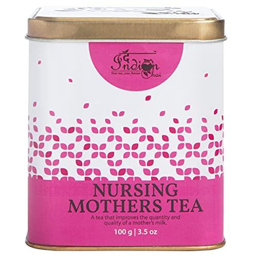 The Indian Chai The Indian Chai – Nursing Mothers Tea 100g for Healthy Lactation with Fenugreek, Milk Thistle, Fennel Seed & More for Breastfeeding!