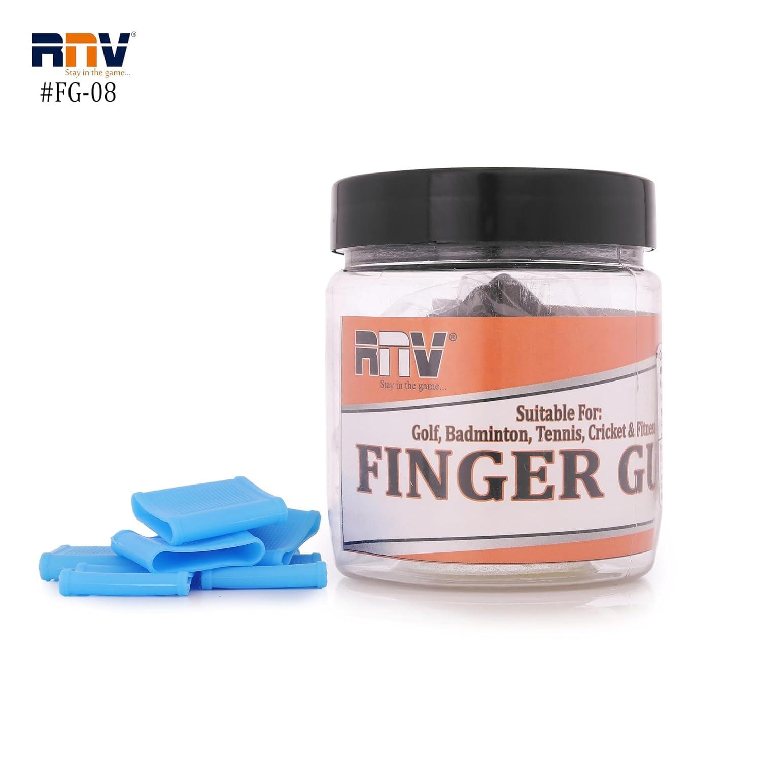 RNV RNV Finger Sleeves Thumb Brace Protectors | finger sleeve | cricket sleeves | finger splint for little finger | thumb sleeve | finger support | finger splint for ring finger (Blue)