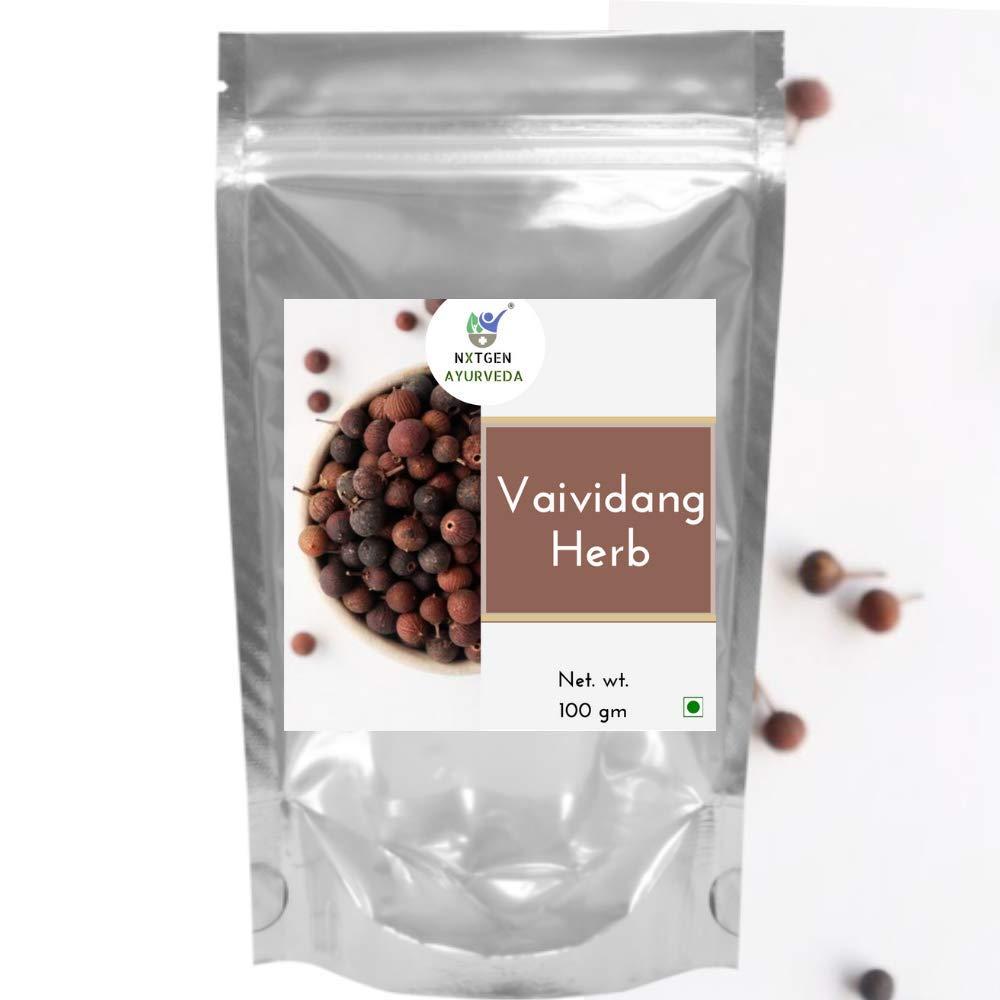 NXTGEN AYURVEDA Nxtgen Ayurveda Vai Vidang | 100g | Embelia Ribes | Baividang