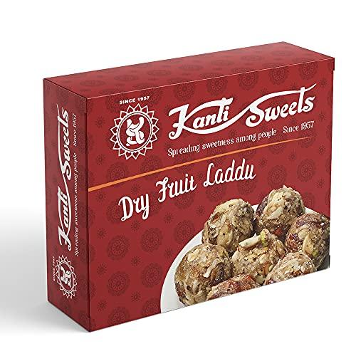 Kanti Sweets Kanti Sweets Dry Fruit Laddu, Made with Dry Fruits, Dry Coconut and Jaggery - 500g (Pack Of 1)