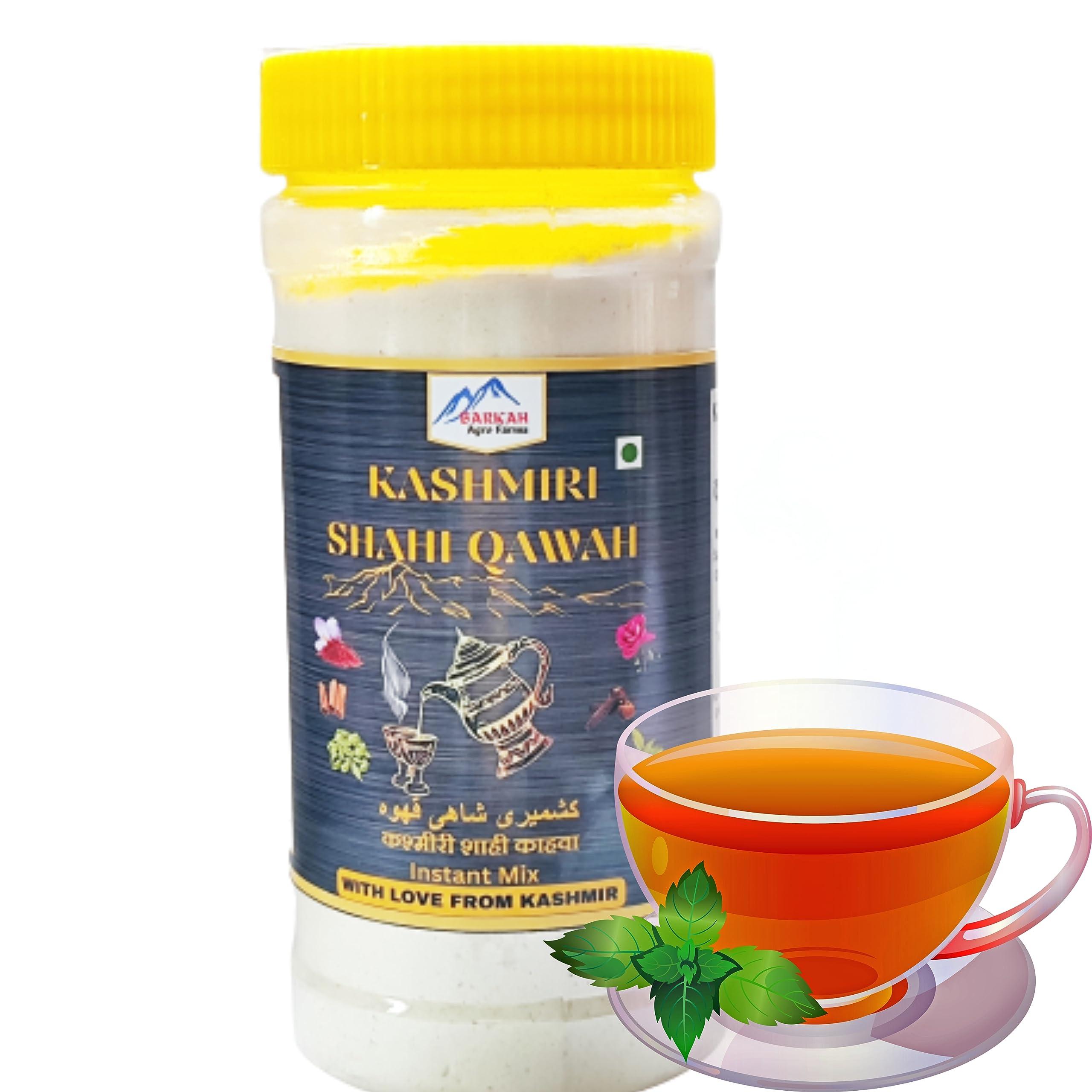Barkah BARKAH Kashmiri Shahi Kahwa - Kashmiri Qawah - Premium Kashmiri Shahi Qawha - Kashmiri Kahwa 100 grams