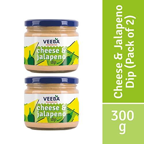 VEEBA Veeba Cheese & Jalapeno dip, 300 g - Pack of 2