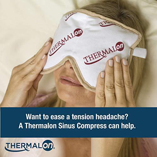 Thermalon Thermalon Microwave Activated Moist Heat-Cold Sinus Mask for Sinus Pressure, Headaches, TMJ, 5.5 \" X 8\"