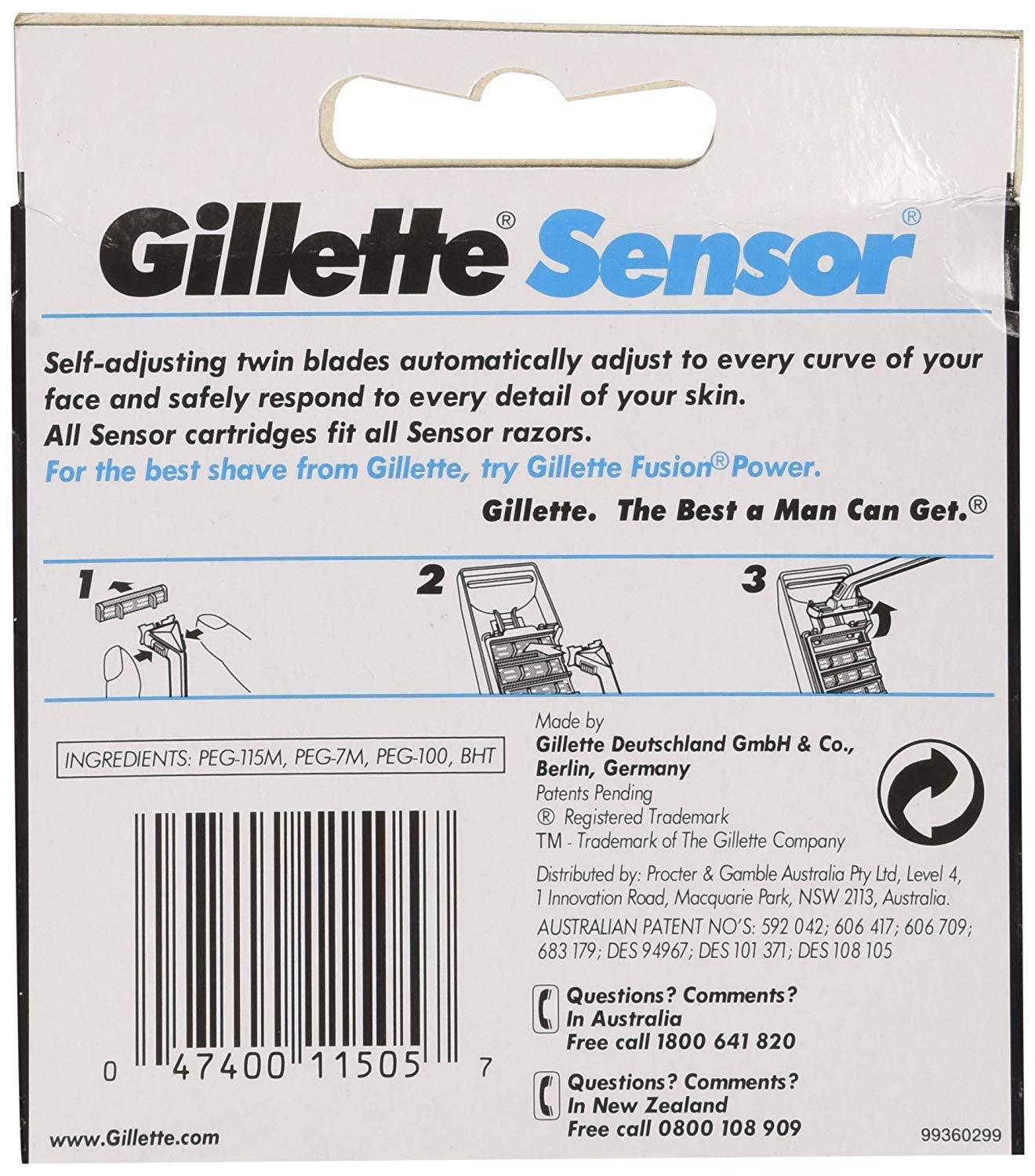 Gillette Gillette Sensor excel razor blade pack of 10