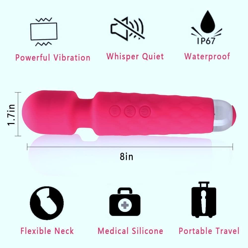 bizwiz ORBIT HOUSE Magic Personal Body Massager For Women & Men | Rechargeable | Waterproof | (1)