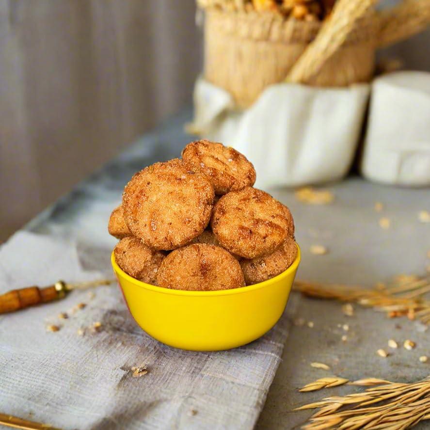 desi tesi Desi Tesi Thekua: Handcrafted Flavors of Bihar | Maida & Sooji Bliss | Preservative-Free Delight | 250g Pack 1