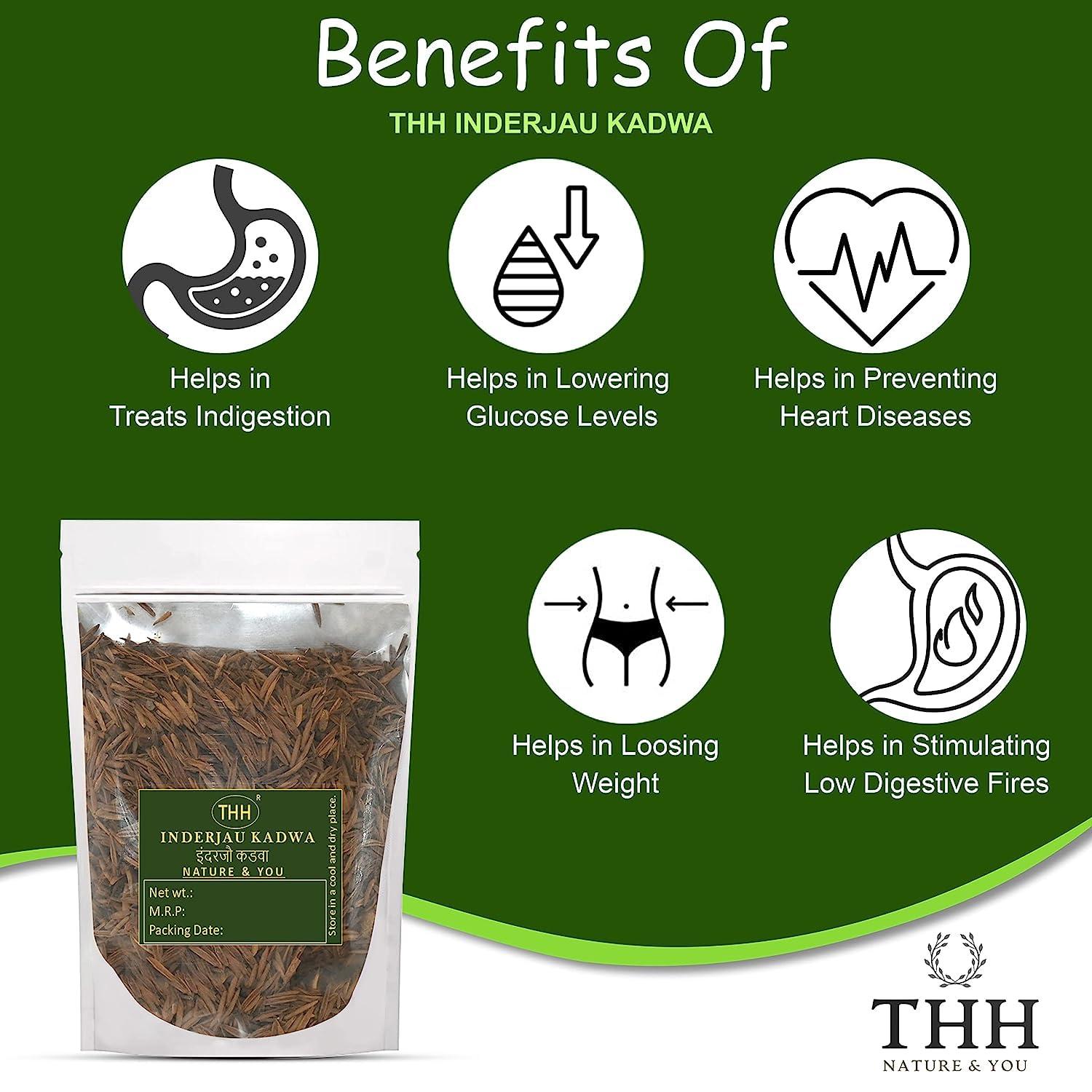 THH THH Kadwa Indrajau (200g) - Indra jau | Natural Indrajav - Holarrhena Pubescens