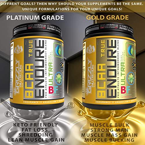 Grizzly Nutrition Grizzly Nutrition True Endure -Bcaa 4:1:1 Pro Ratio (V6 Genesis/ 6th gen 2023) 300 grams upto 60 servings -with Citrulline, B-Alanine, Taurine, L-carnitine with 11 vitality boosters - Platinum grade ( Mexican pineapple salsa Flavoured )