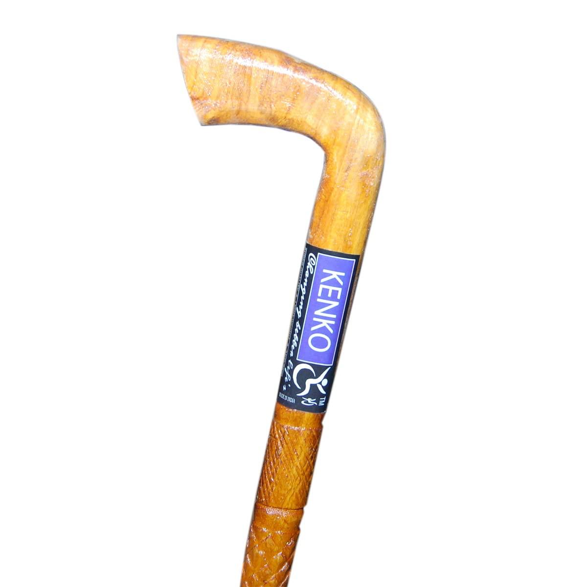 KENKO KENKO Mobility One Piece Hand Made Wooden Walking Cane Walking Stick