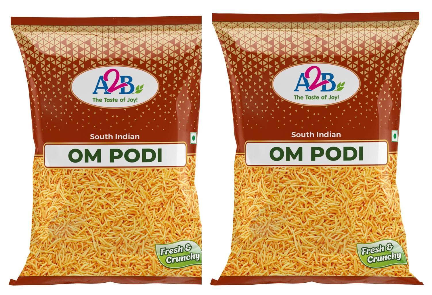 A2B A2B Snacks - Om Podi, 200g