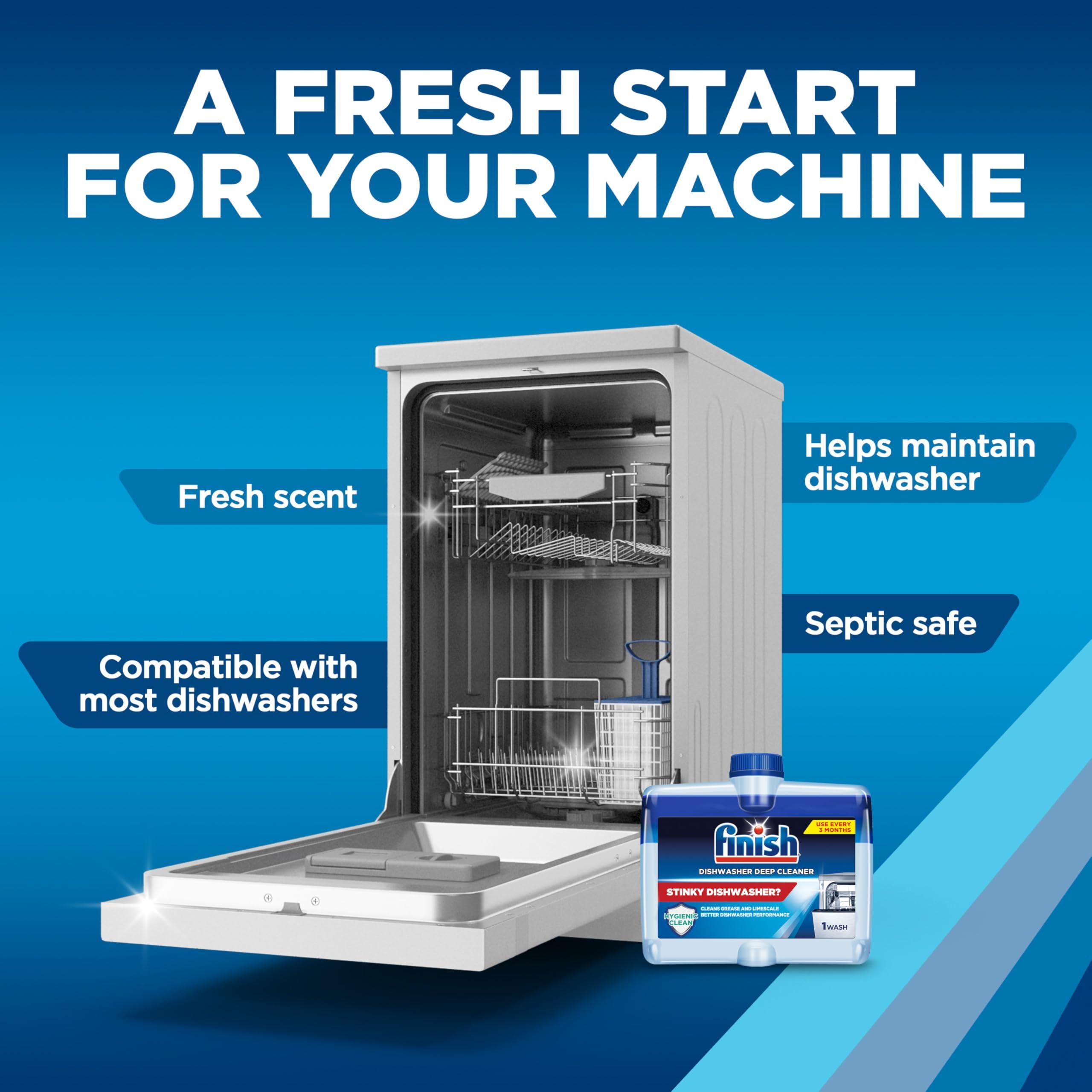 Finish Finish Liquid Fresh Dishwasher Cleaner, 8.45ounce