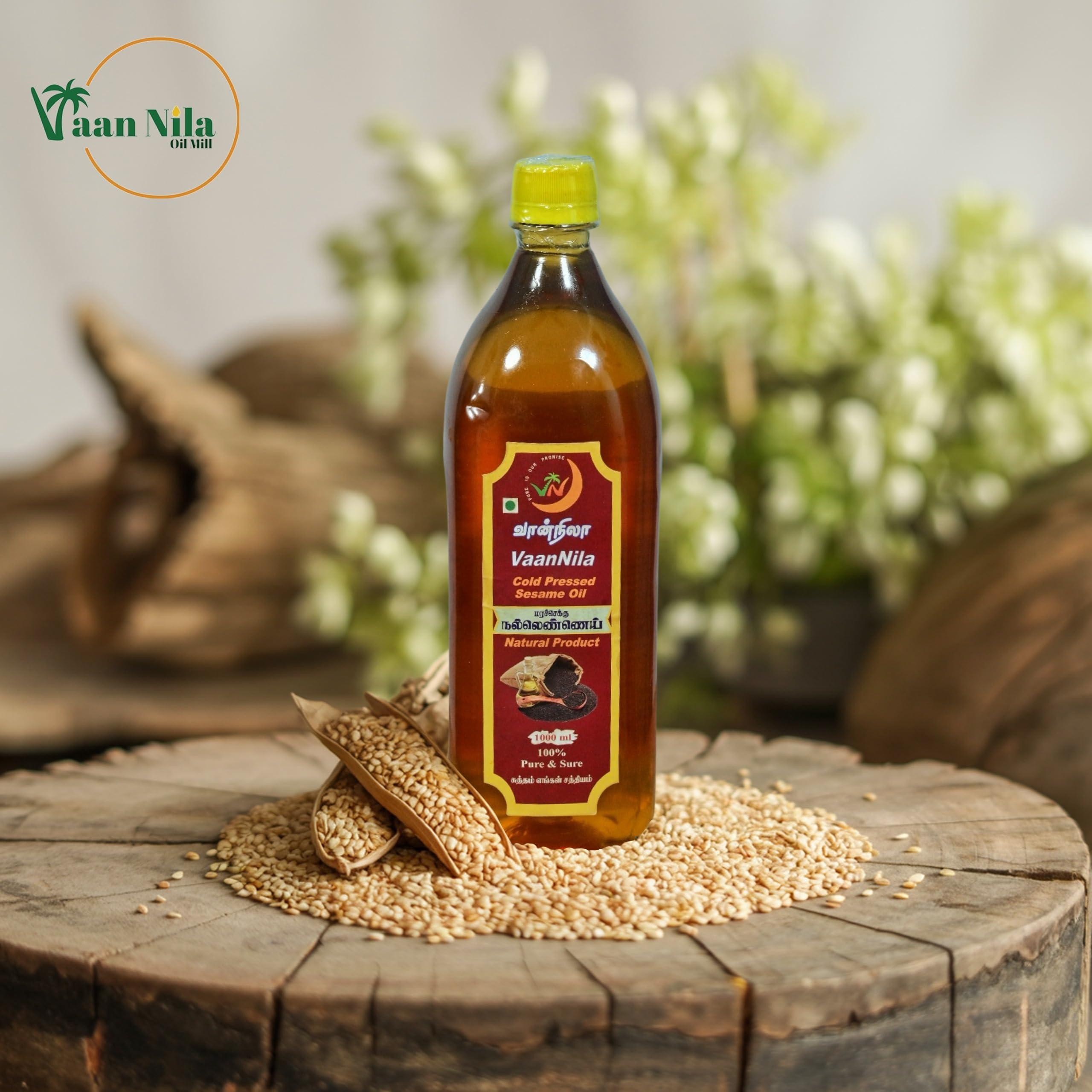 Vaan nila cold-pressed sesame seed oil/Gingelly oil(1000ml)