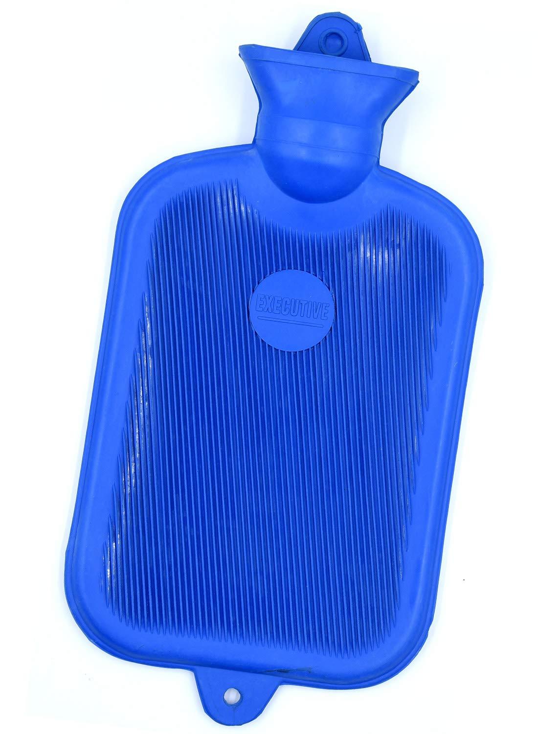 BCARE BCARE Bpa Free Rubber Hot Water Bags For Pain Relief Non-Electrical Heating Gel Pad Hot Air Bag For Joint Shoulder Pain Heat Pack, Set of 1 (Blue)